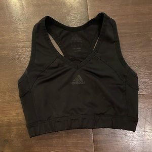 Women’s Black Adidas Sports Bra - Small